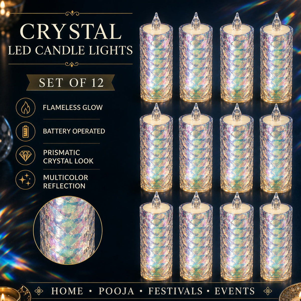 Features of the LED tealights