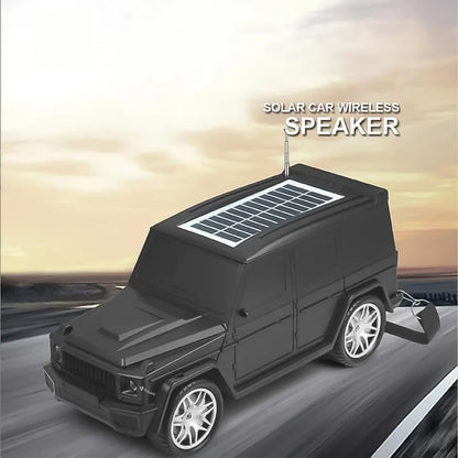 Solar speaker outdoors