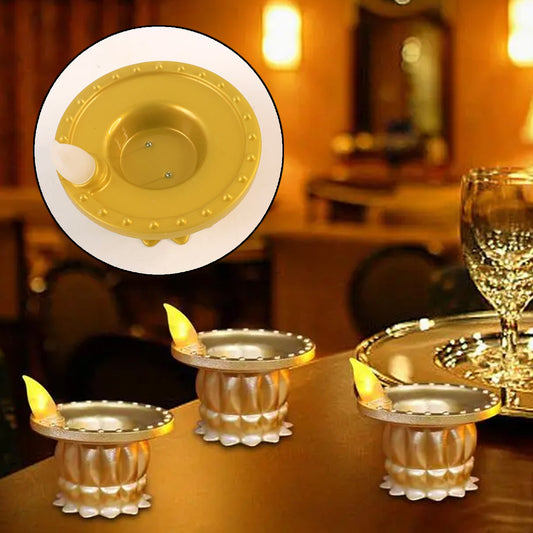 Water sensor LED diyas floating in water
