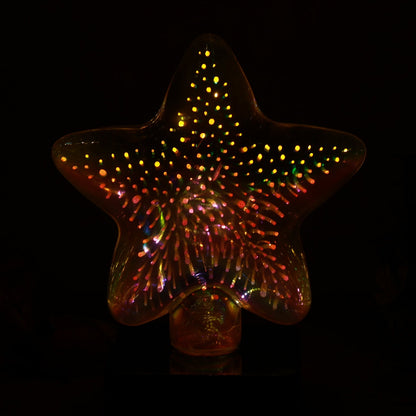Star illusion lamp on display