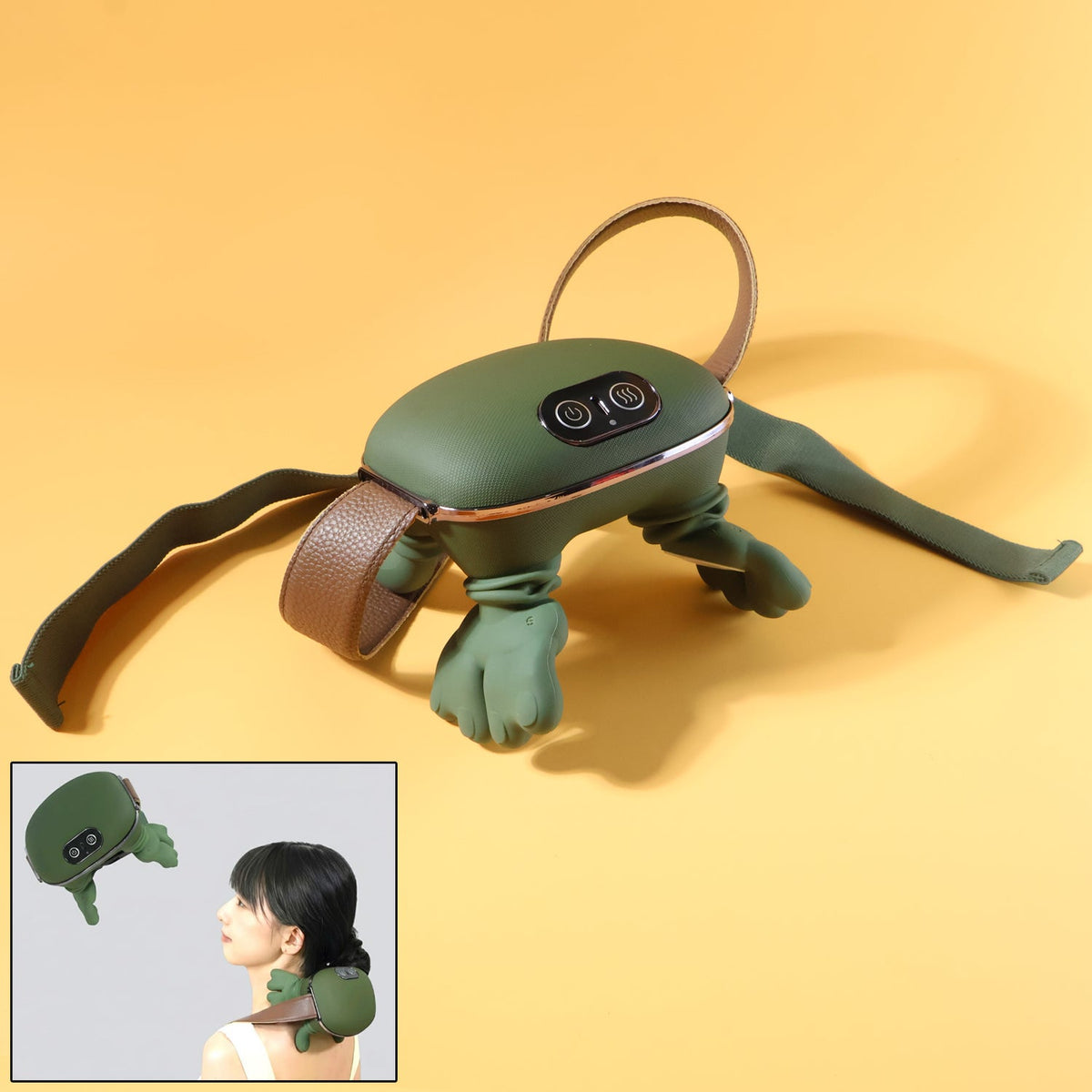 Massager with strap