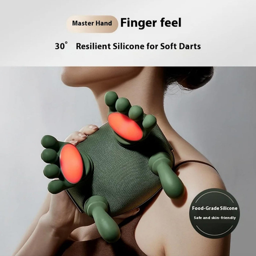 Rechargeable neck and shoulder massager