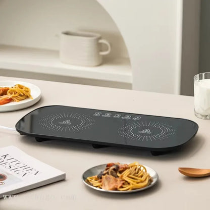 Multifunctional Electric Food Heating Glass Tray