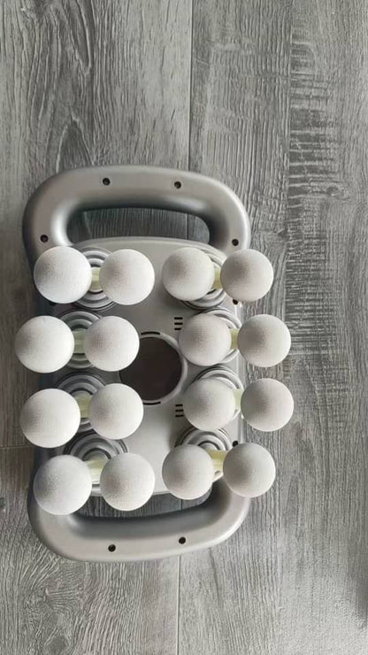 Hand held Deep Tissue Muscle Massager with 16 Heads