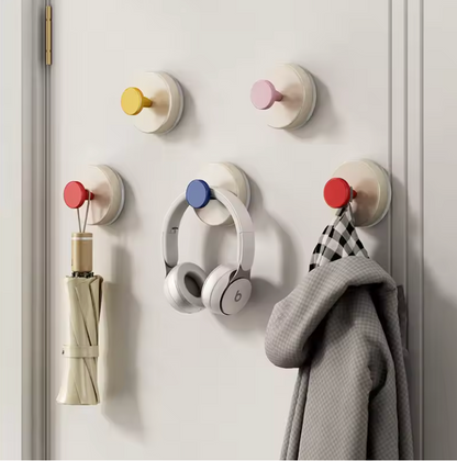 Rotating Vacuum Suction Wall Hook (Pack of 4)