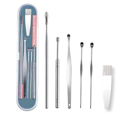Earwaxio™ 6 Pieces Stainless Steel Ear Wax Removal Kit