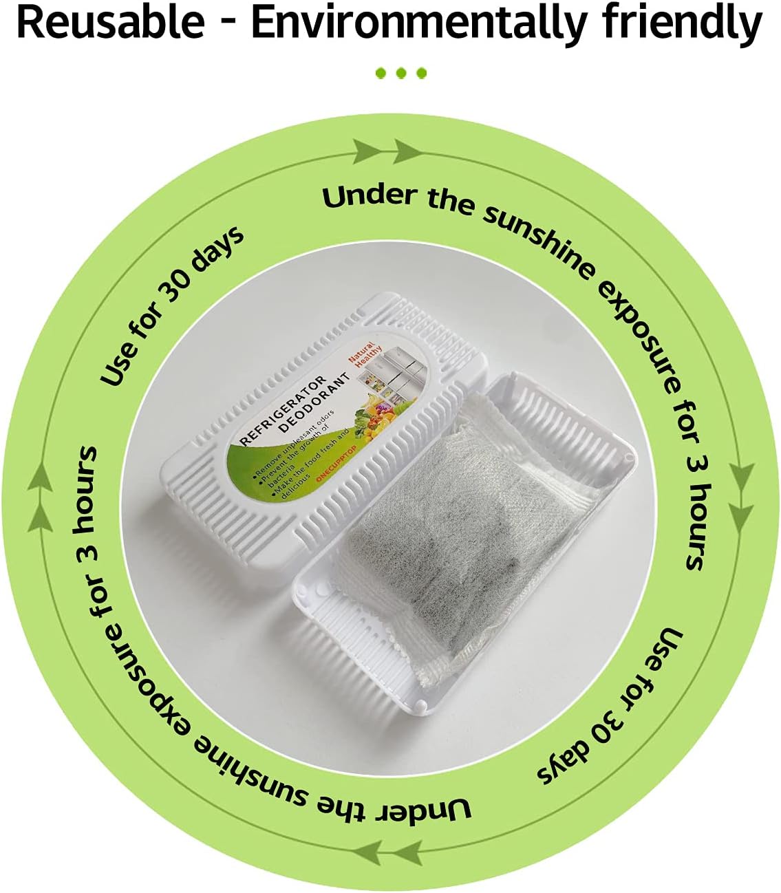 Refrigerator Deodorizer (Pack of 2)