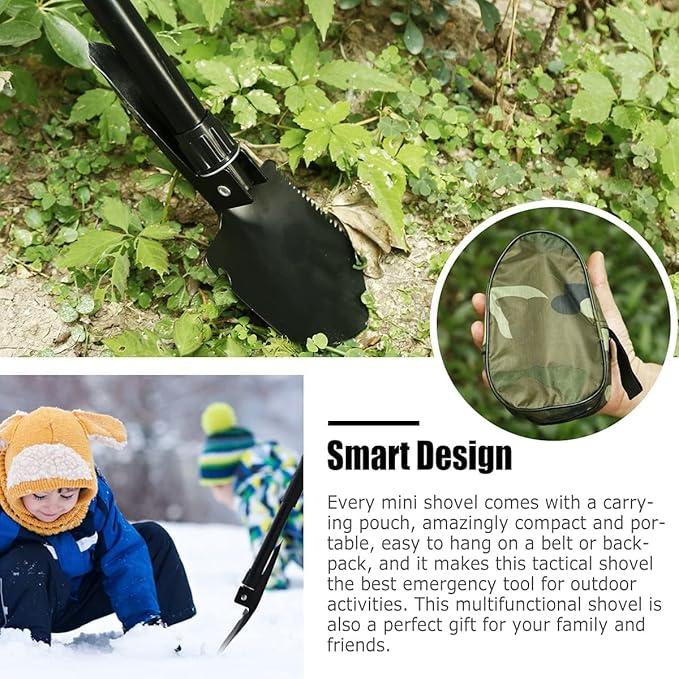 Trenchxio™ 9-in-1 Mini Foldable Showel