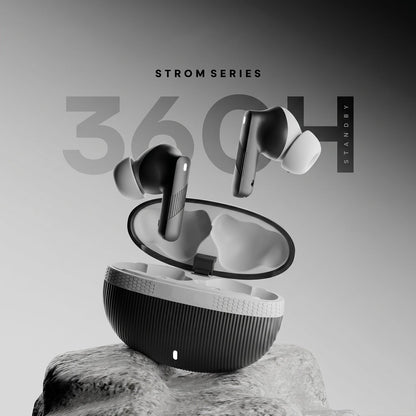 Wireless Bluetooth earbuds with charging case