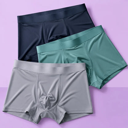 Men's Stretchable Ice Silk Underwear – Buy 1 Get 2 Free