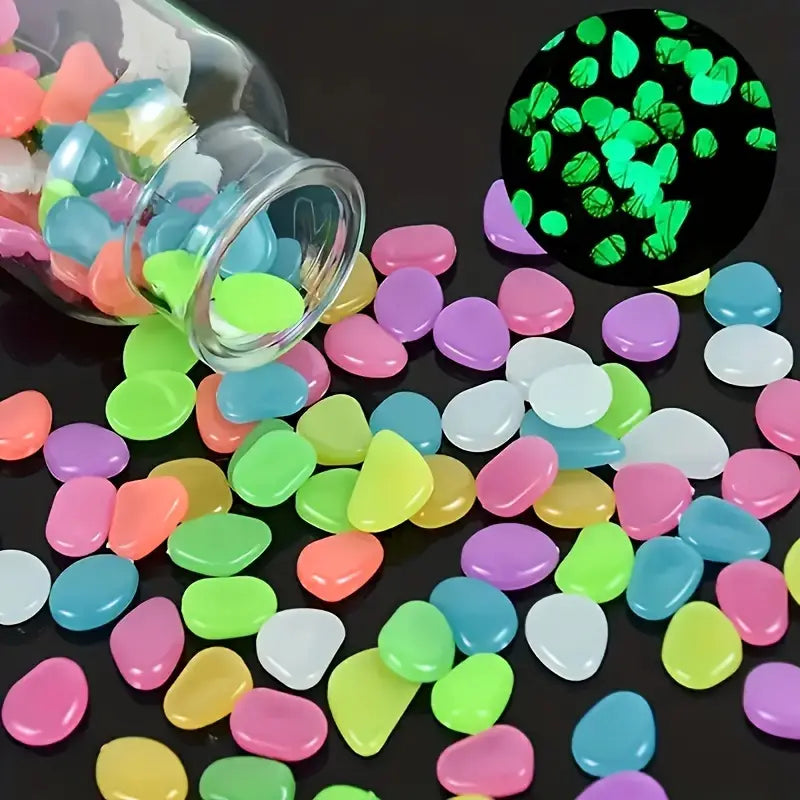 Multicolor Glowing Pebbles
