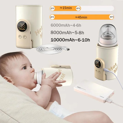 Portable 6 Heating Baby Bottle Warmer