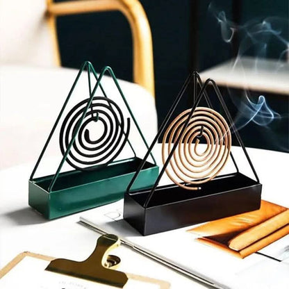 Triangular Shape Iron Mosquito Coil Holder